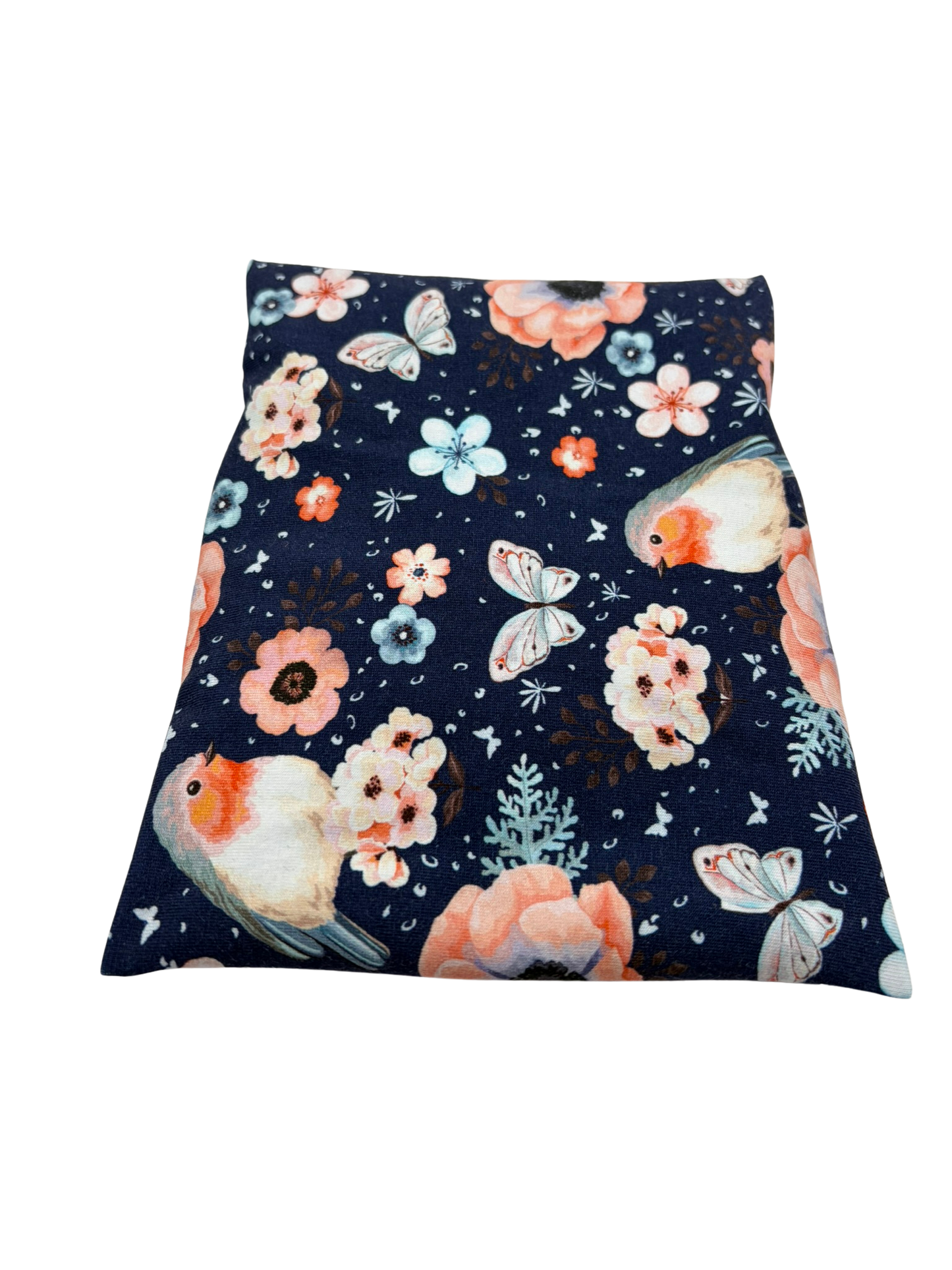 Blumen-Schmetterling-Vögel - Kissenüberzug