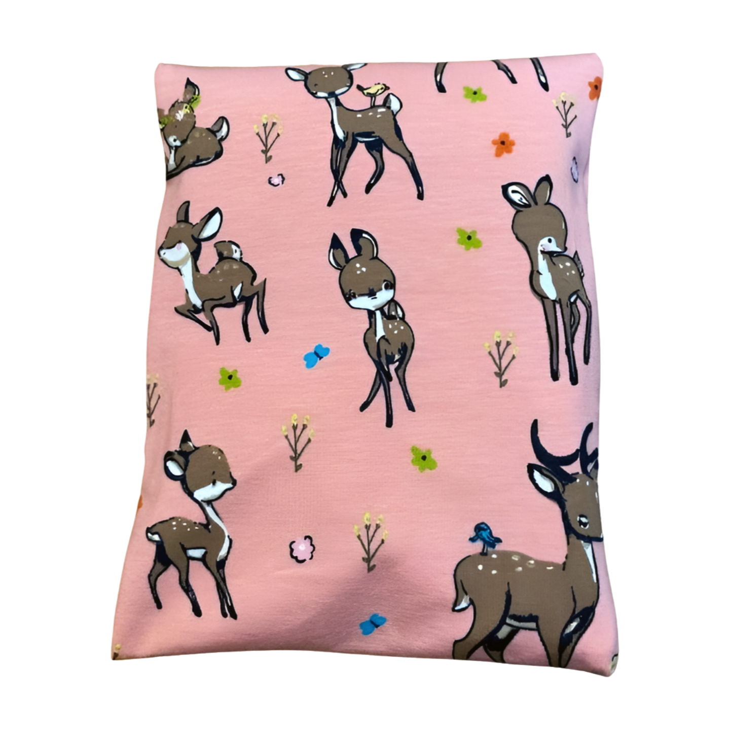Reh rosa -  Kissenüberzug