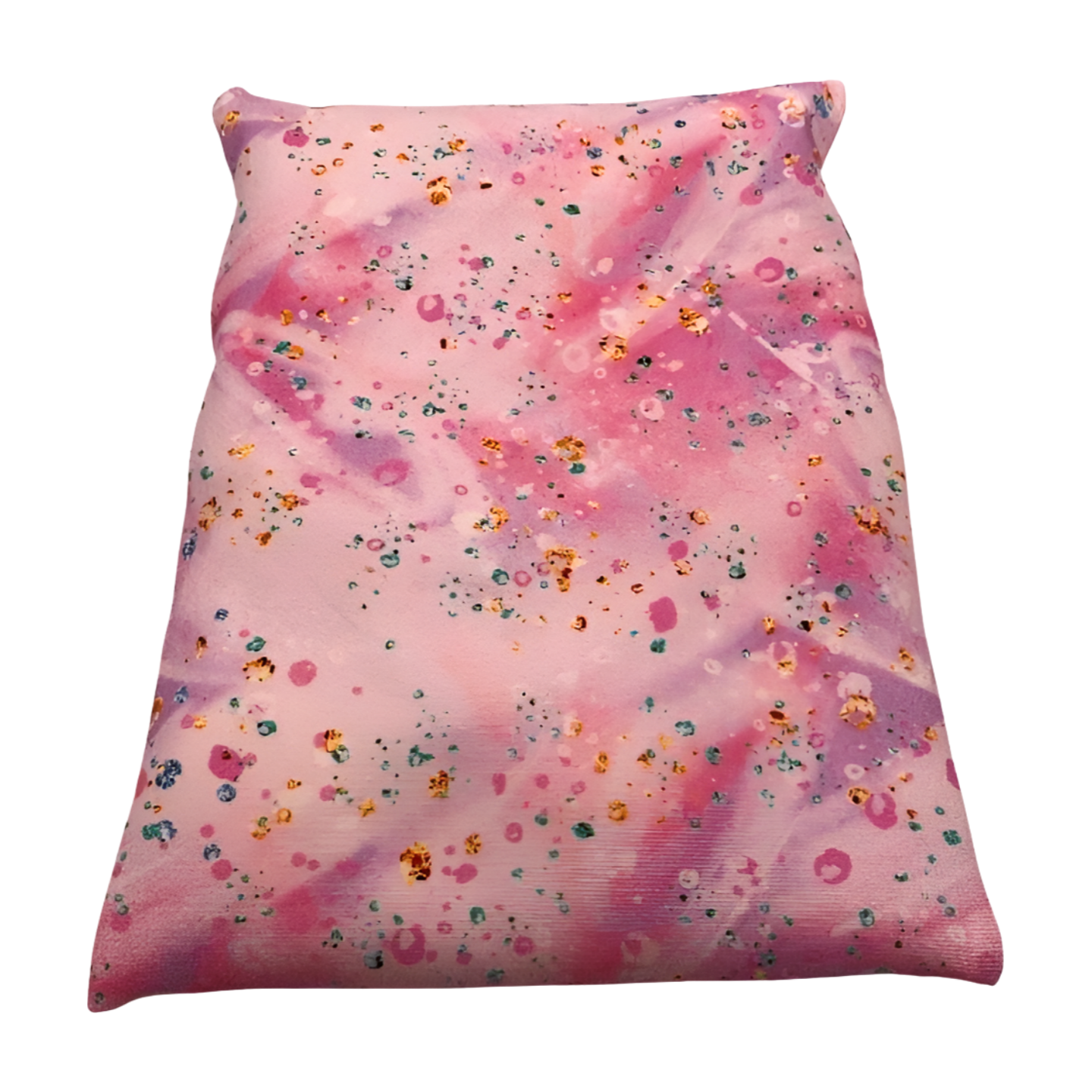 Rosa gepunktet - Kissenüberzug