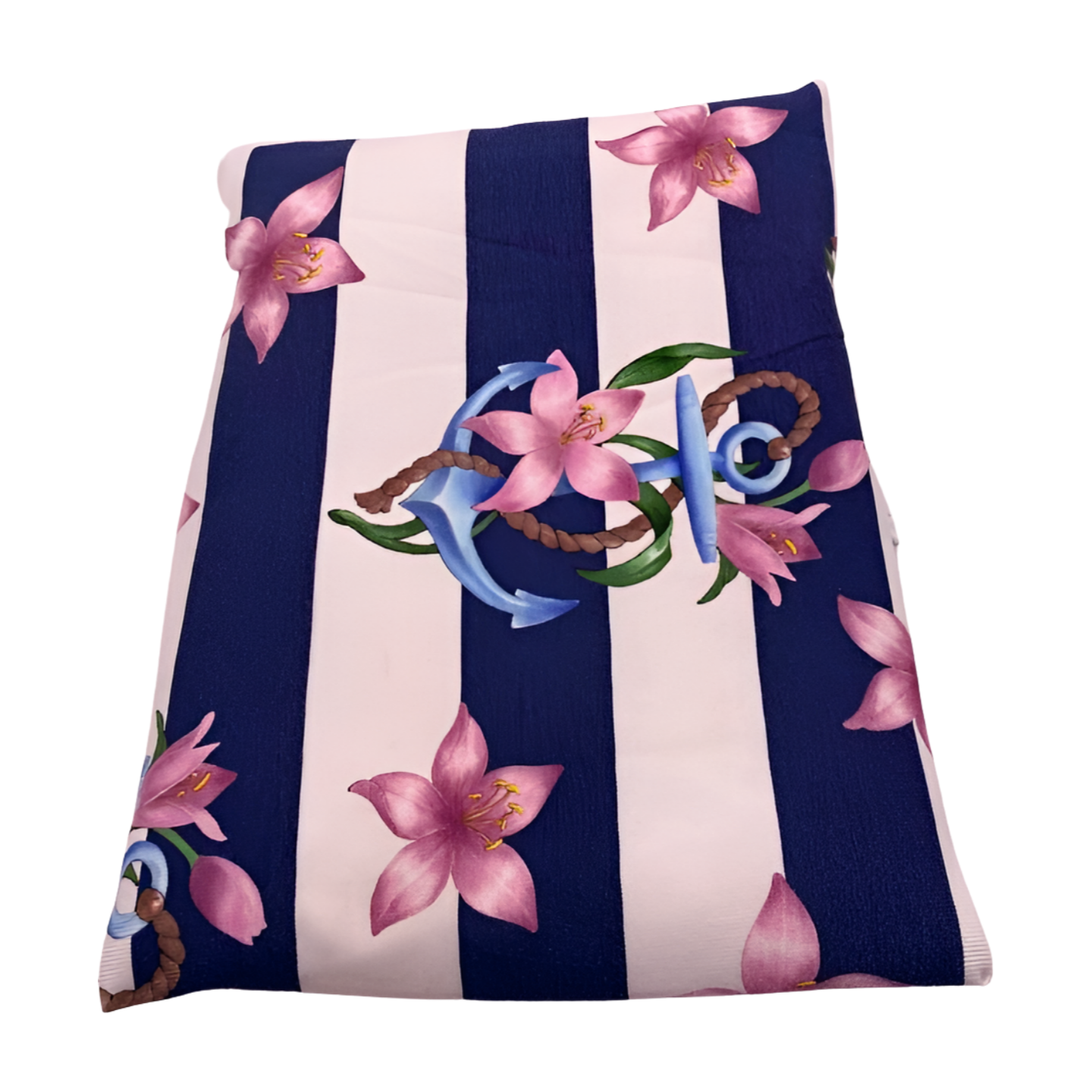 Marine gestreift - Anker - Kissenüberzug