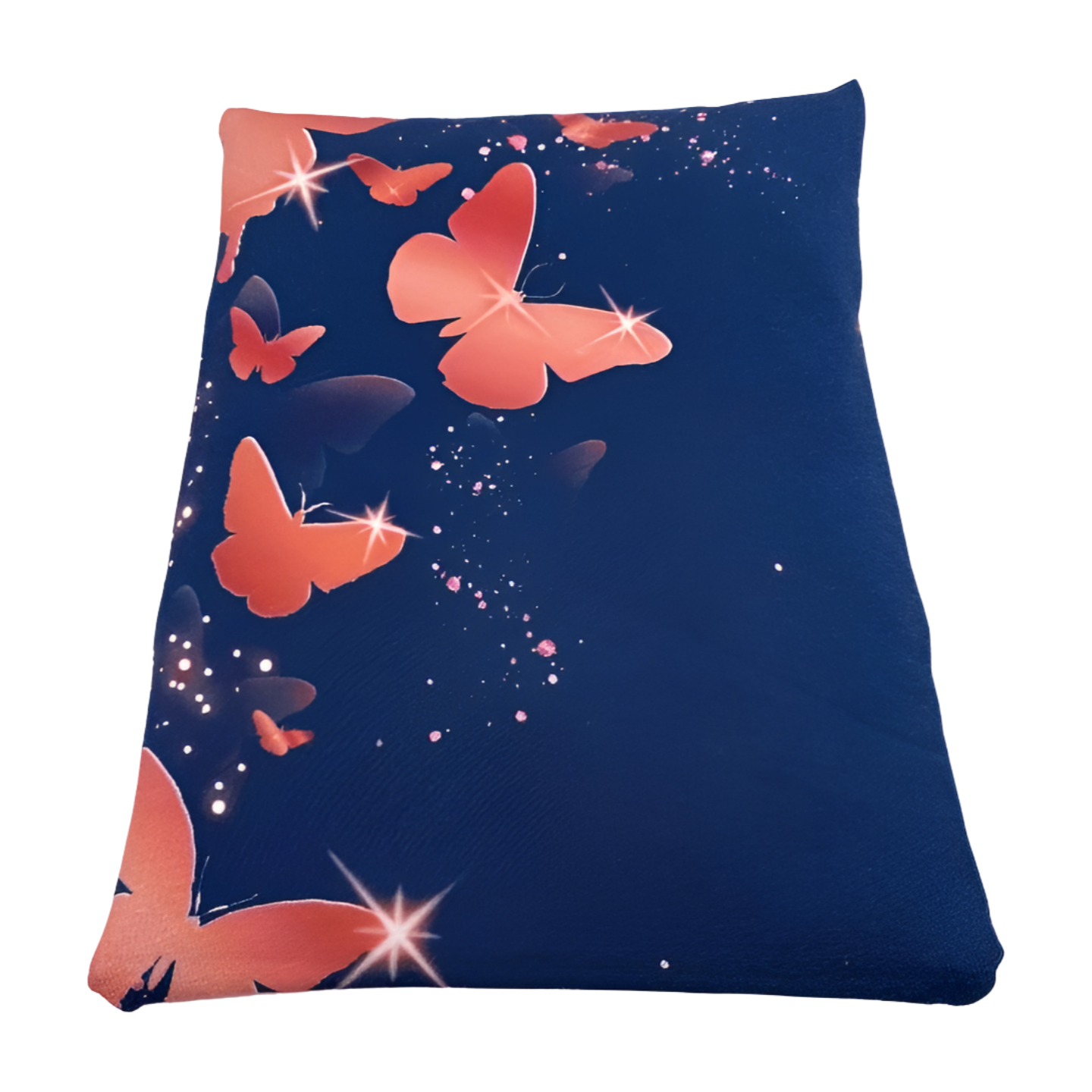 Schmetterling dunkelblau - Kissenüberzug