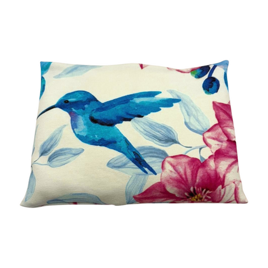 Kolibri blau - Kissenüberzug