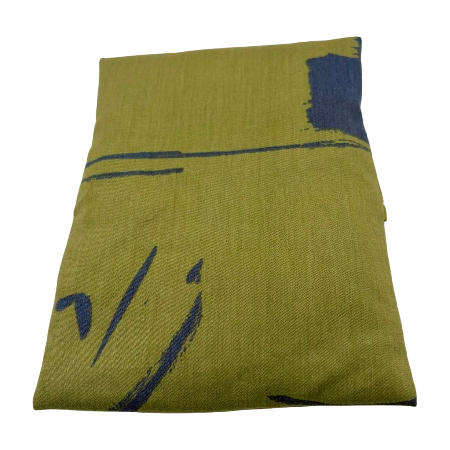 Olivgrün/bunt - Kissenüberzug