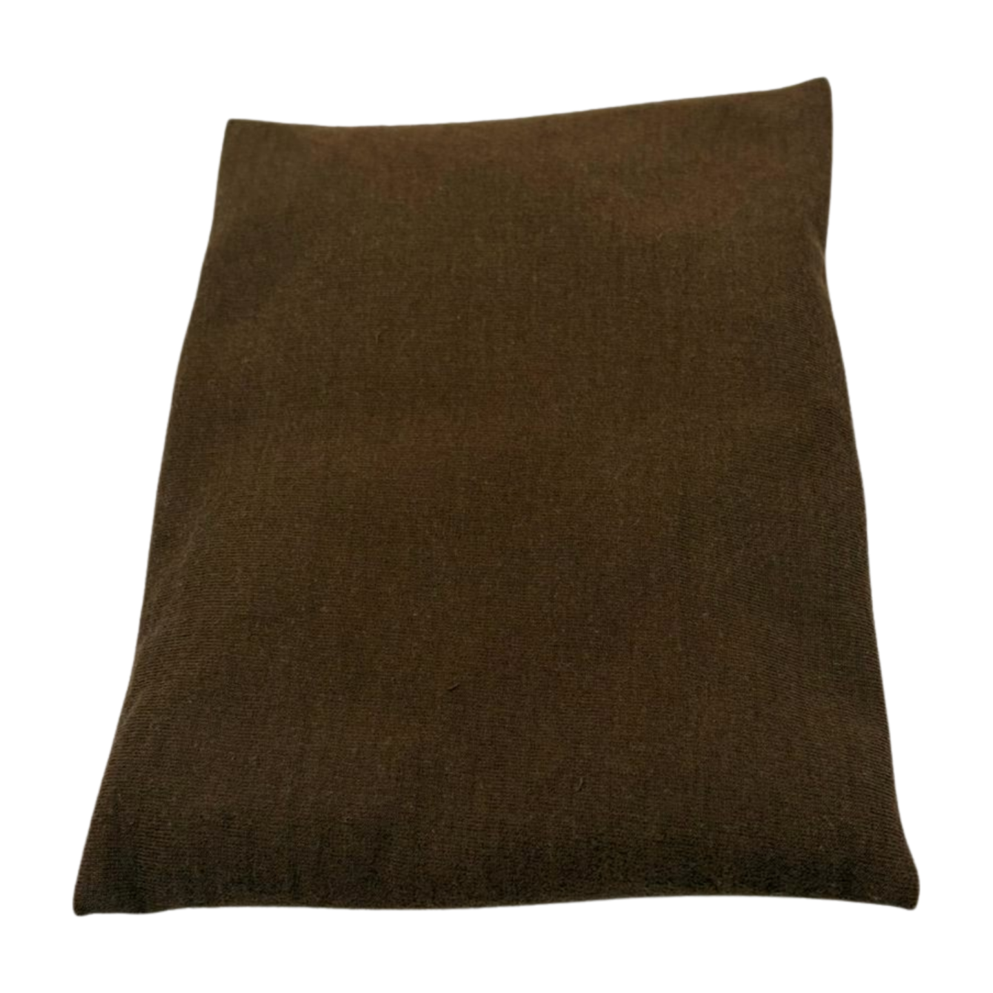 Schokobraun - Baumwolljersey - Kissenüberzug