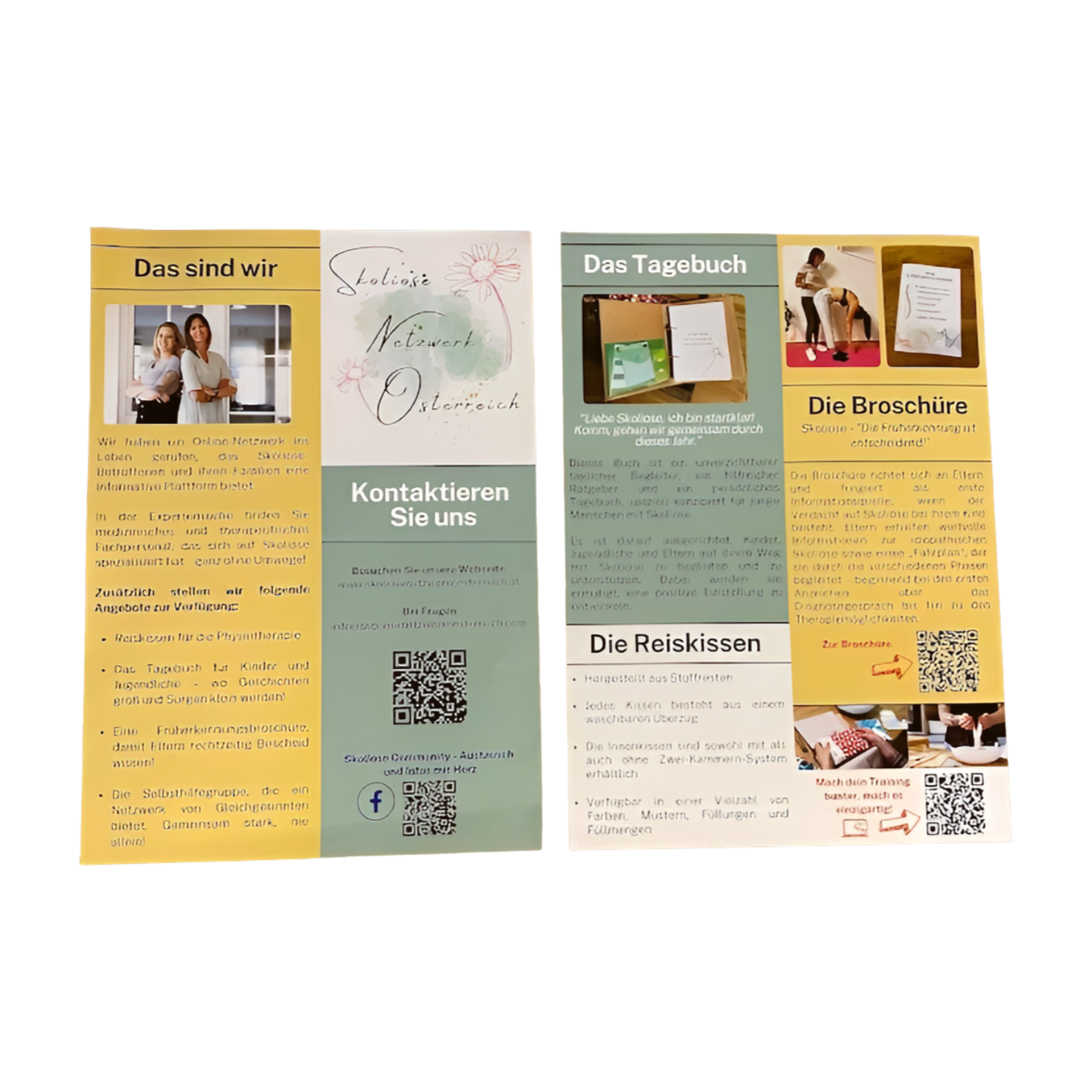 Infopakete & Flyer für medizinisches und therapeutisches Fachpersonal