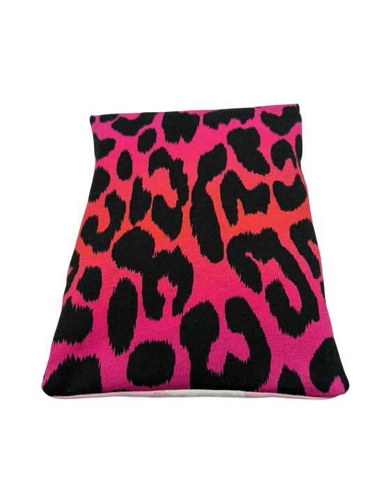 Leoprint rosa - Kissenüberzug