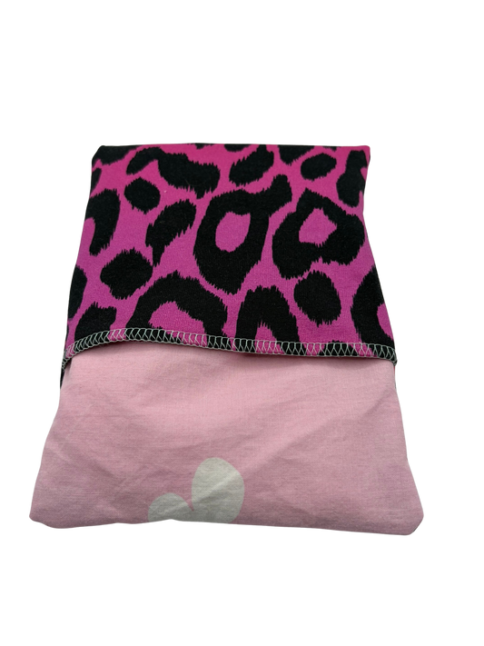 Leoprint rosa - Kissenüberzug