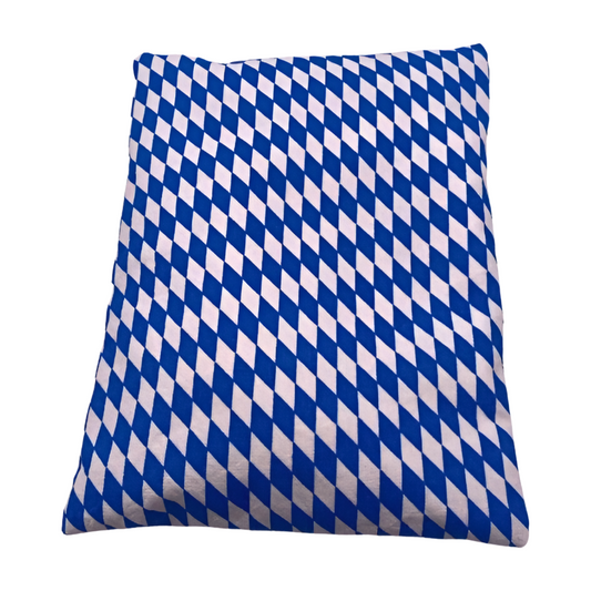 Blau-Weiß - Kissenüberzug