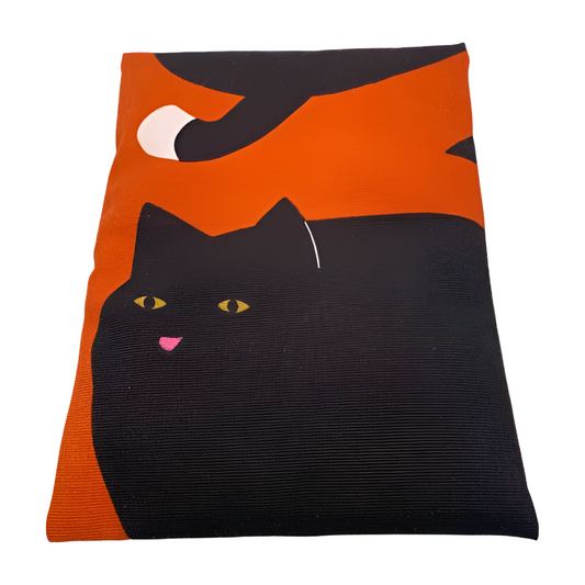 Katze schwarz 6 - Kissenüberzug