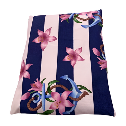 Marine gestreift - Anker - Kissenüberzug