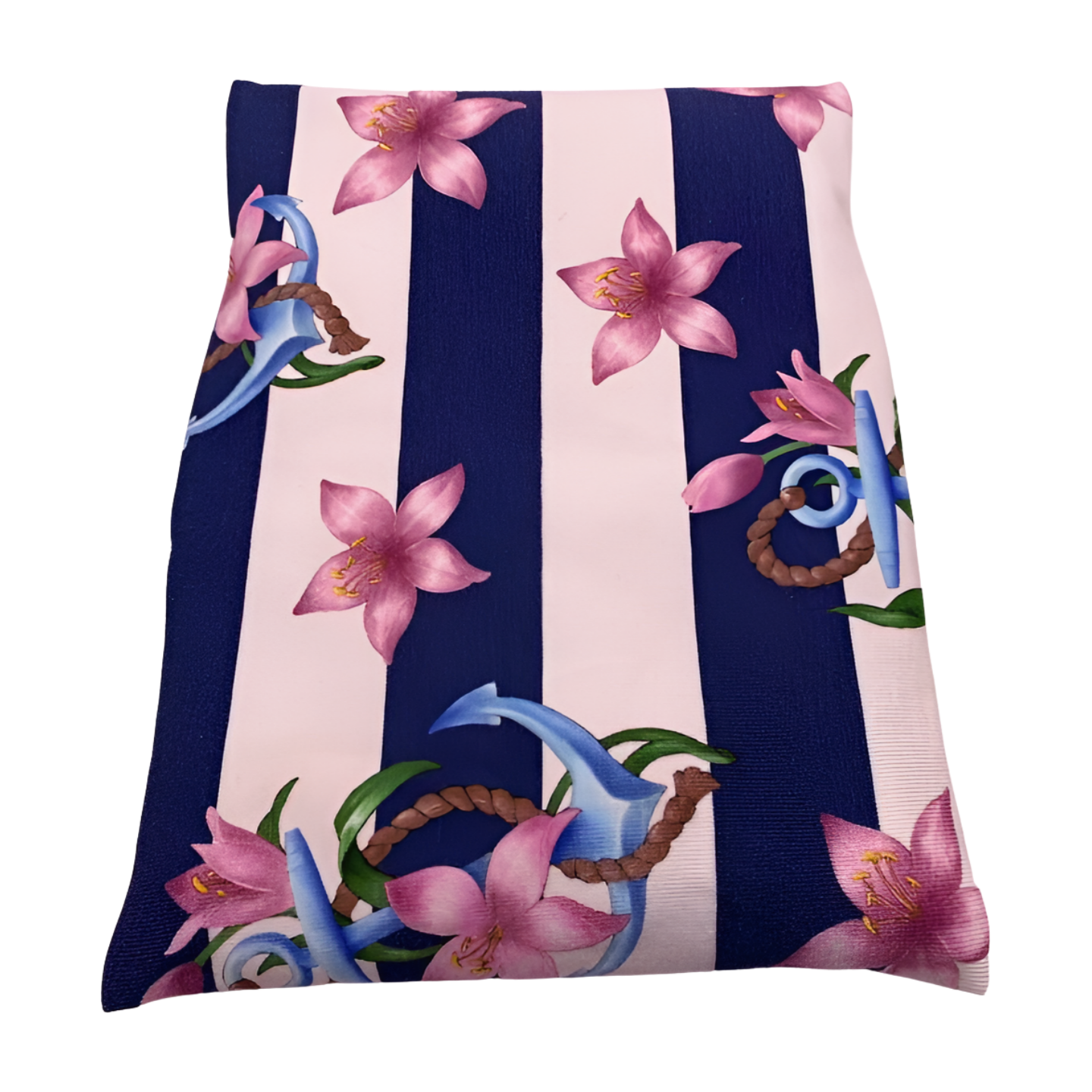 Marine gestreift - Anker - Kissenüberzug