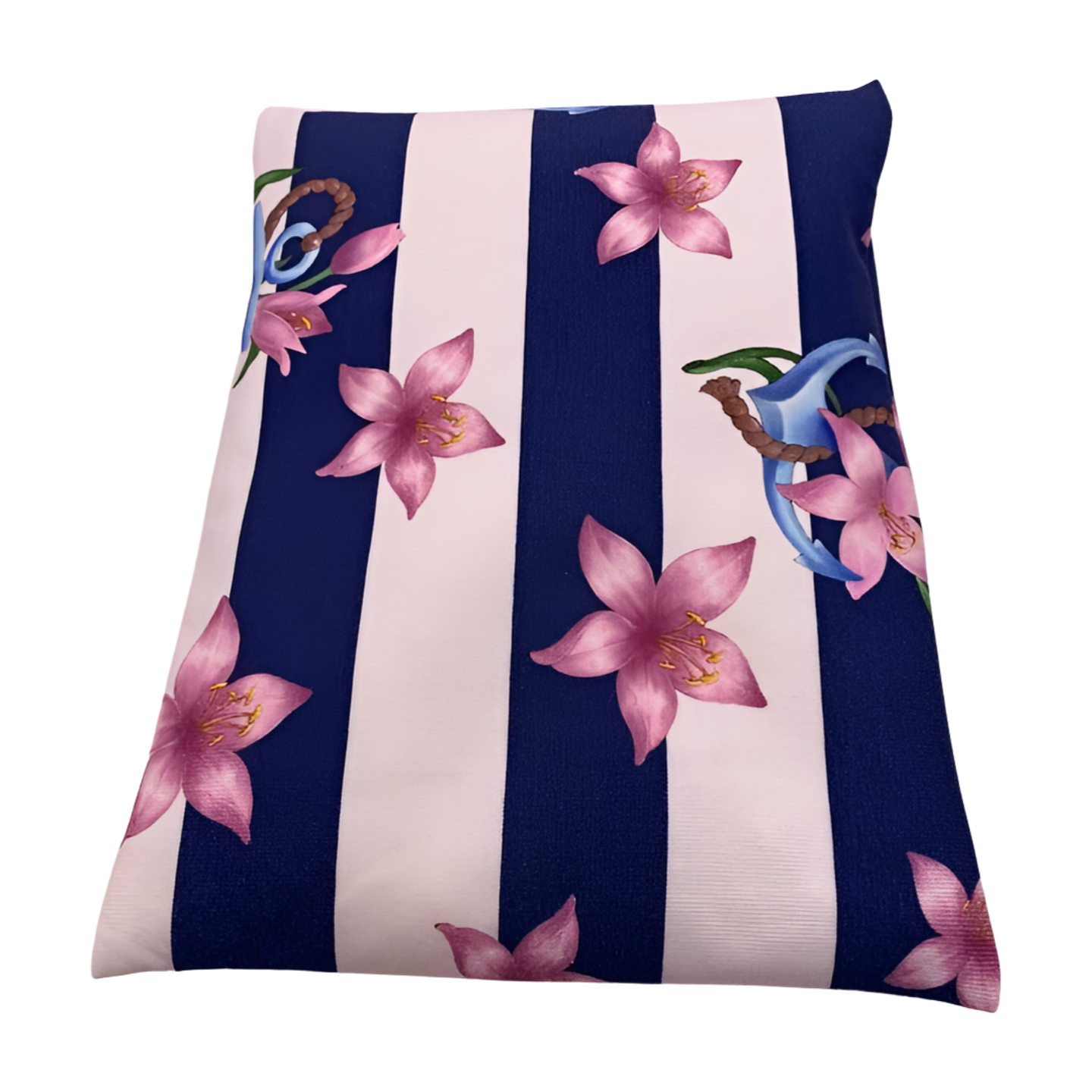 Marine gestreift - Anker - Kissenüberzug