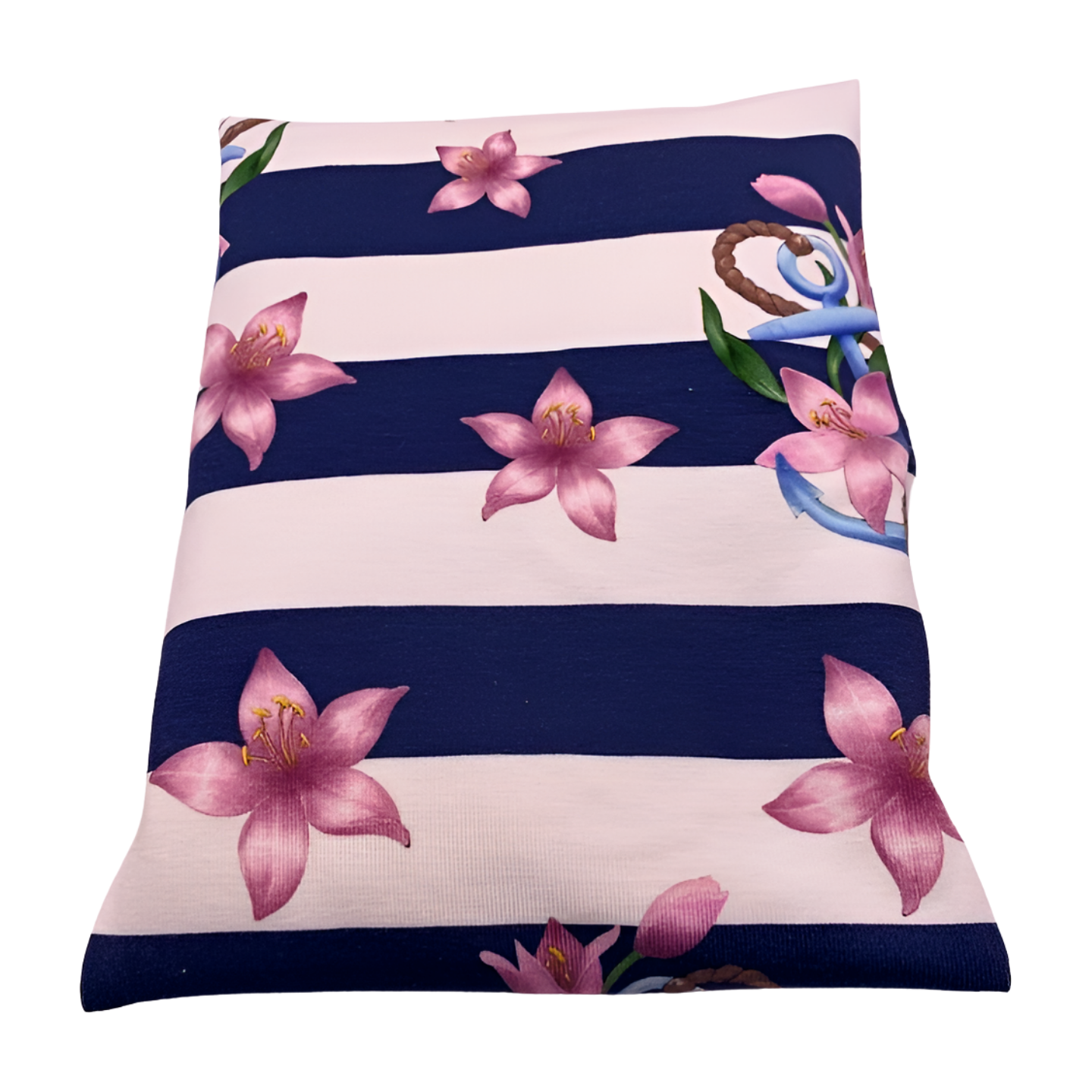 Marine gestreift - Anker - Kissenüberzug