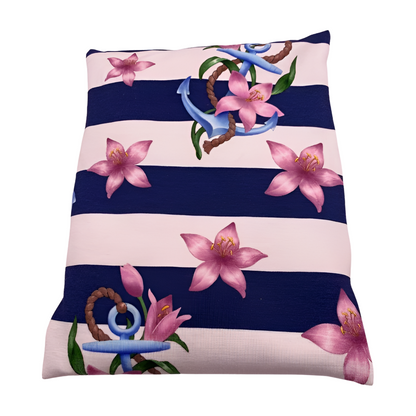 Marine gestreift - Anker - Kissenüberzug