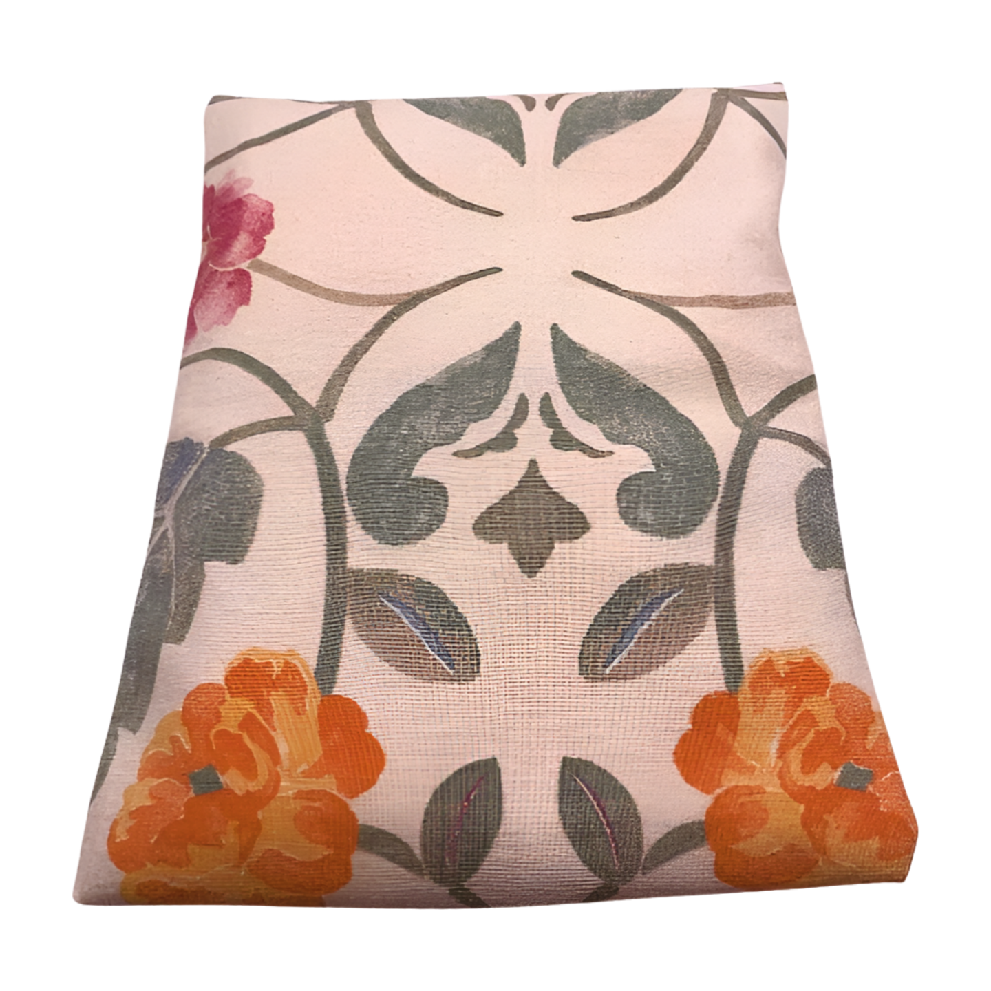 Landhausblumen - Kissenüberzug