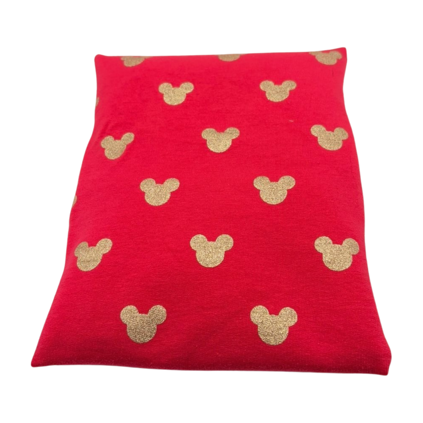 Maus rosa/gold - Kissenüberzug