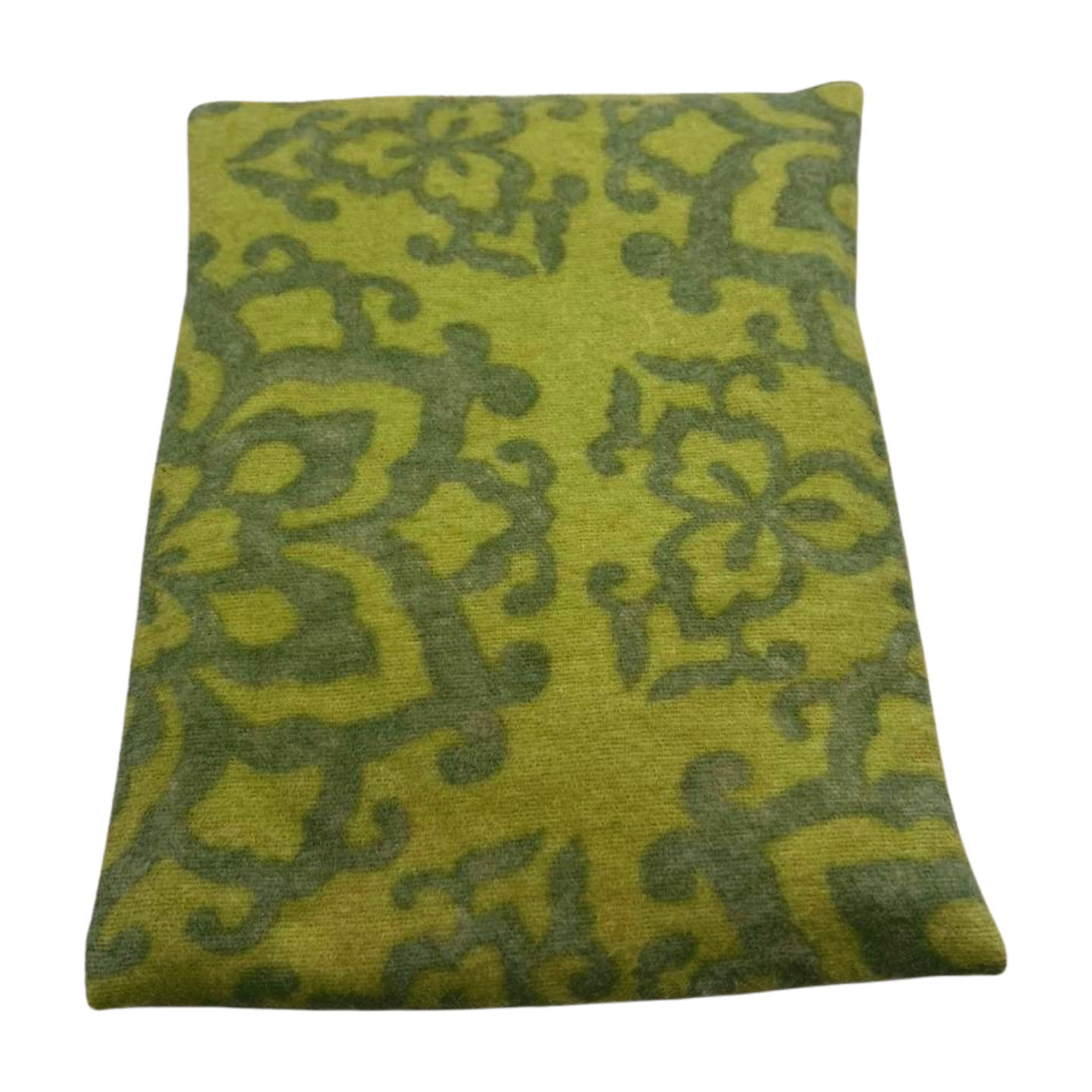 Muster grau/grün - Kissenüberzug