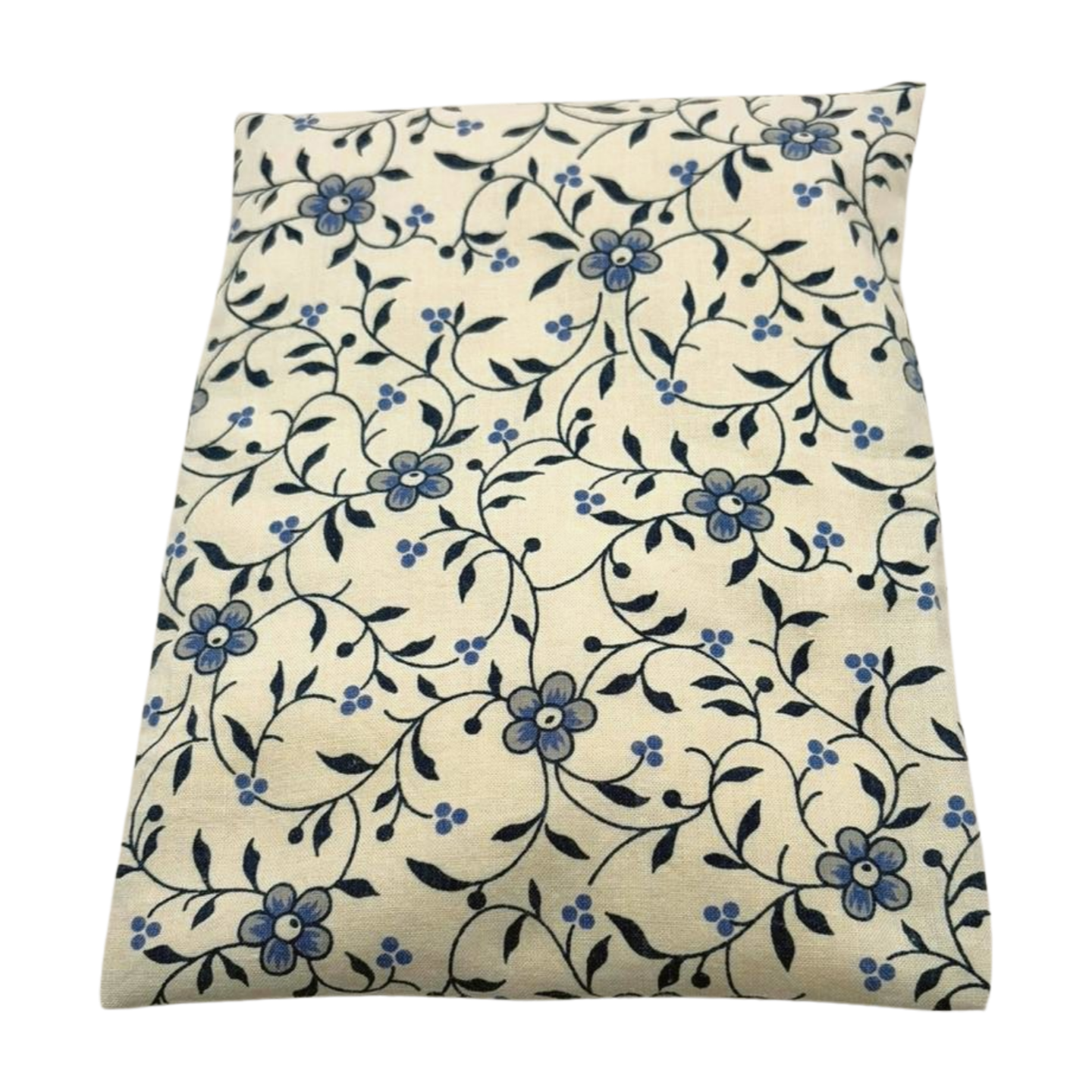 Blumenranke blau - Kissenüberzug