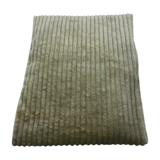 Hellgrau - Cordstoff - Kissenüberzug