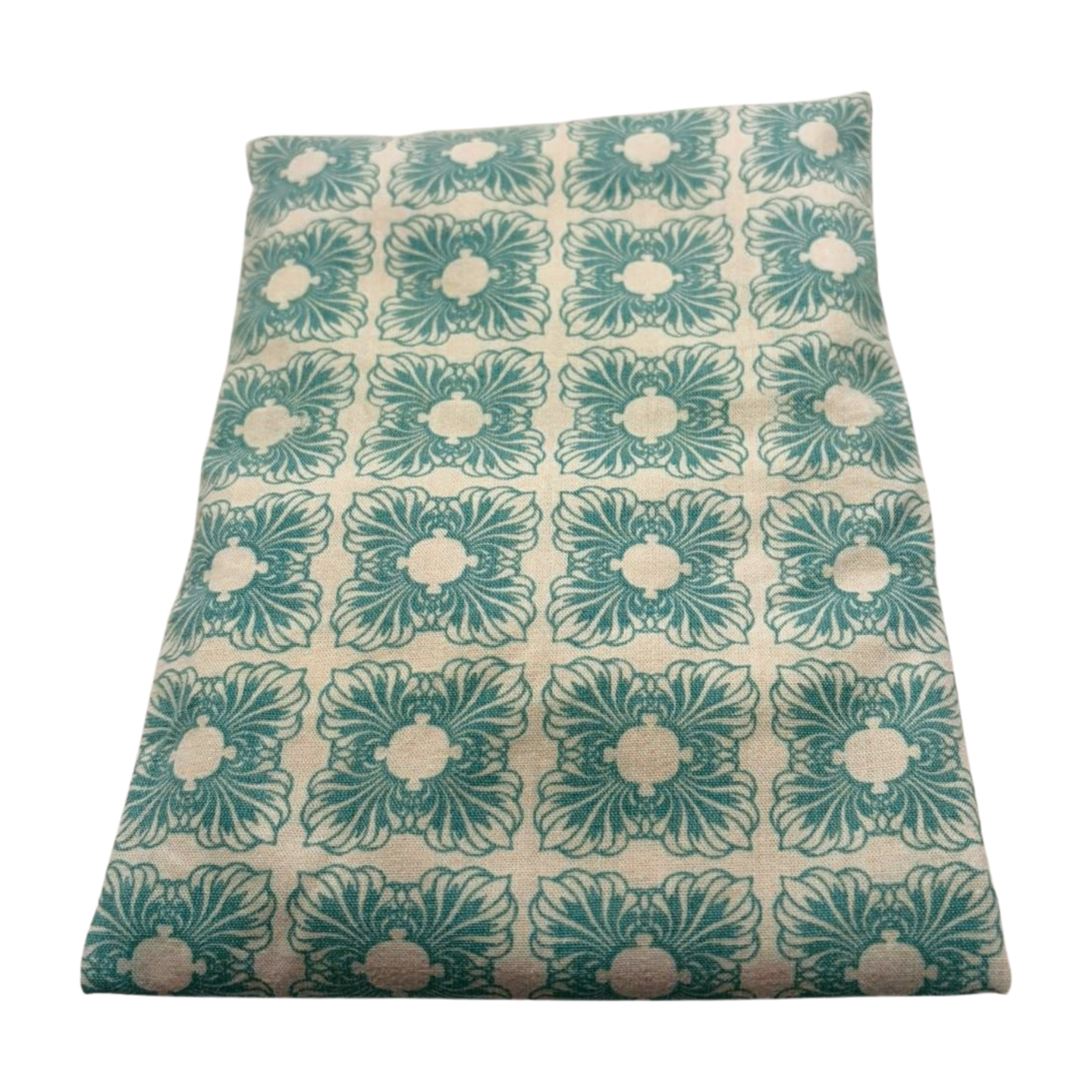 Muster türkis/weiß - Kissenüberzug