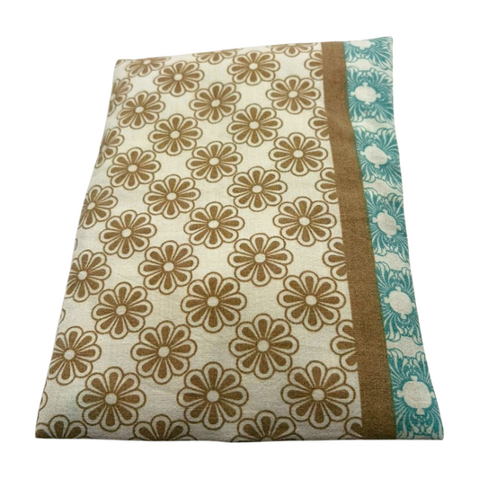 Muster braun/türkis - Kissenüberzug - B-Ware