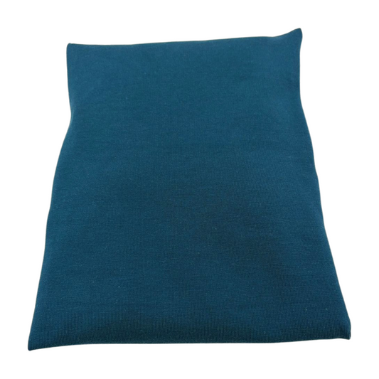 Petrol - Baumwolljersey - Kissenüberzug